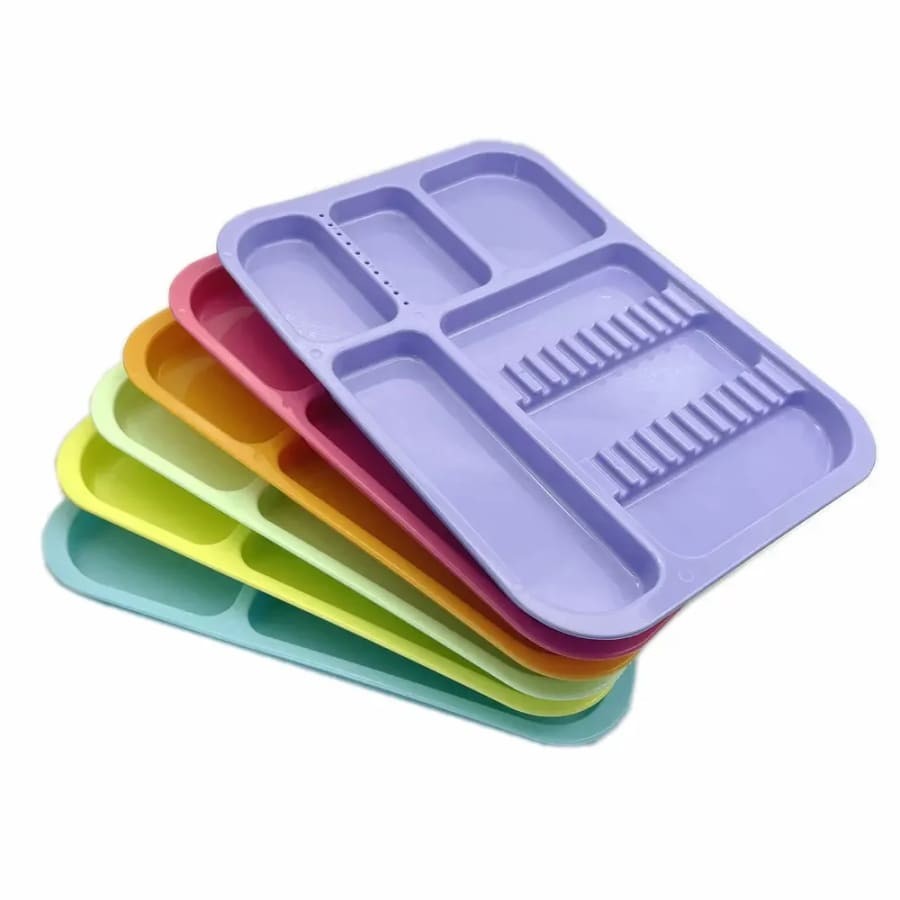 Plastic Divided Tray Size E 15″x10.5″x0.88″ for Precision Use