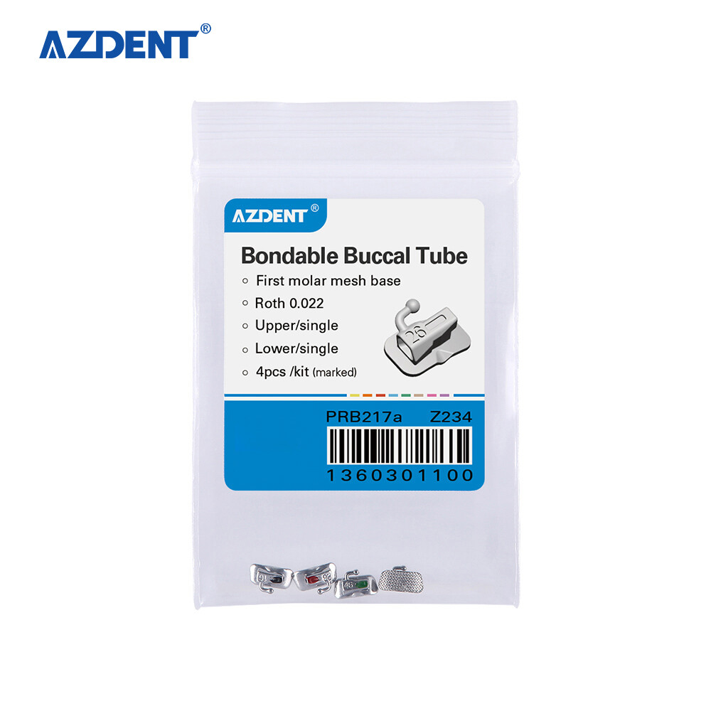 10Pack Dental Ortho 1st Molar Roth 0.022 Buccal Tube Bondable Non-Convertible