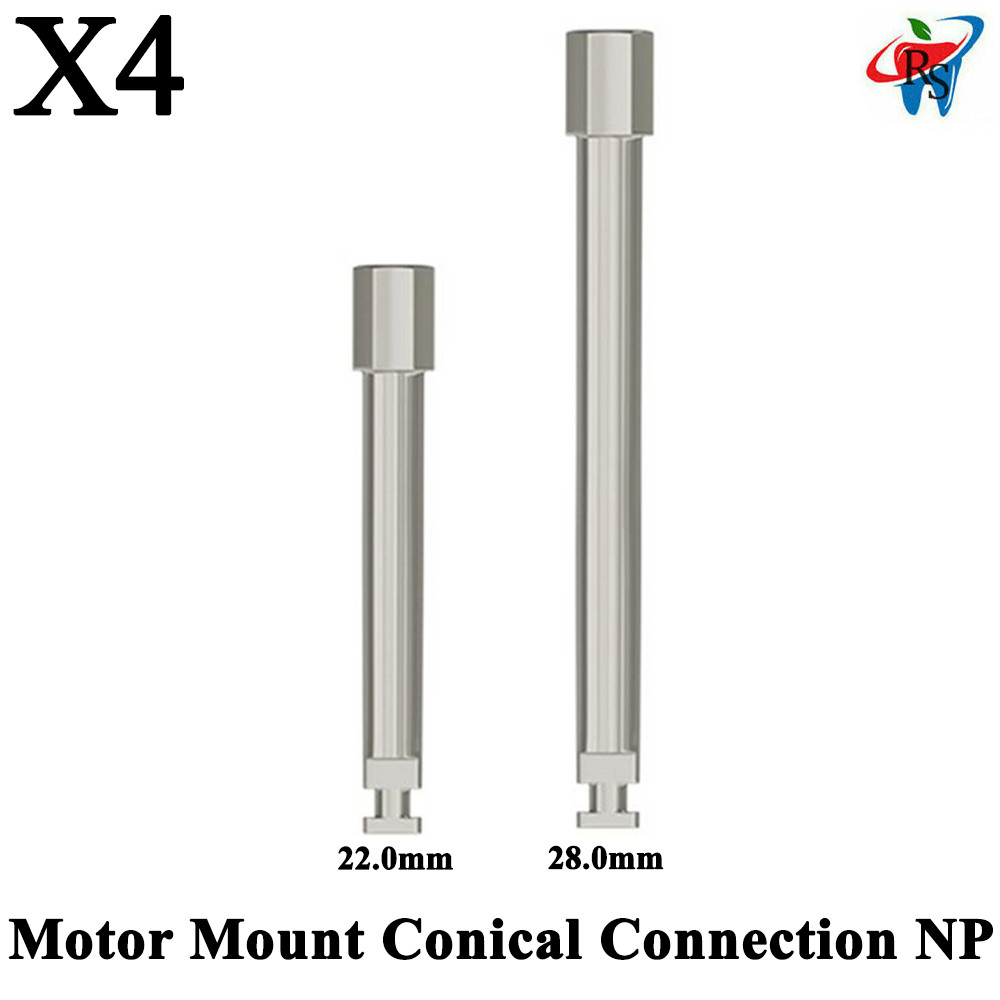 4 pcs Dental Motor Mount Driver Conical Connection 2.25mm NP Surg ical Tools Set