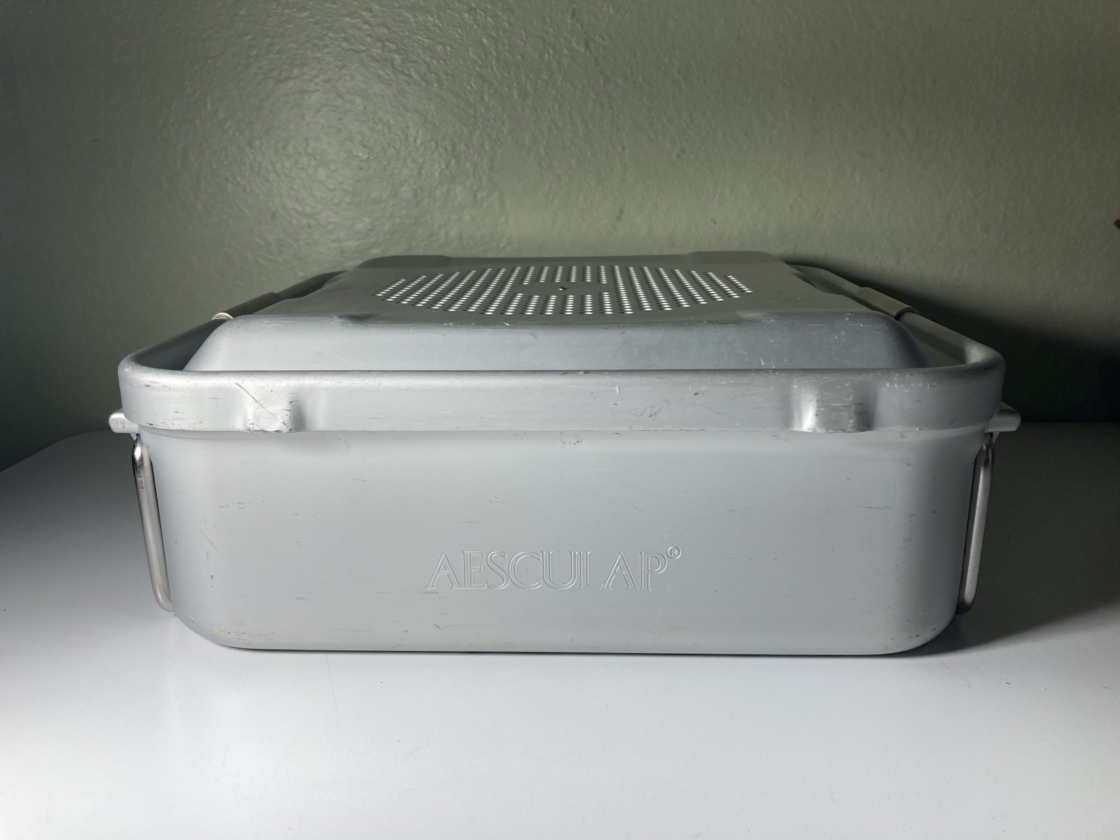Aesculap JK340 JK389 Half Size Sterilization Container Case No Basket Germany