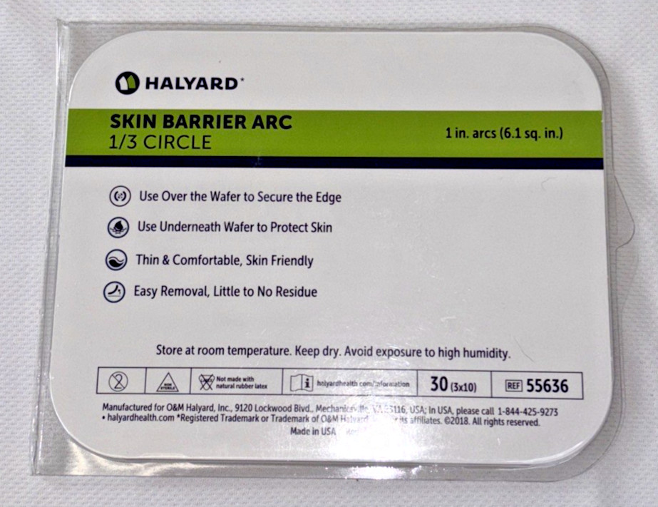 O&M Halyard 55636 Skin Barrier Arc 30 Exp 2028