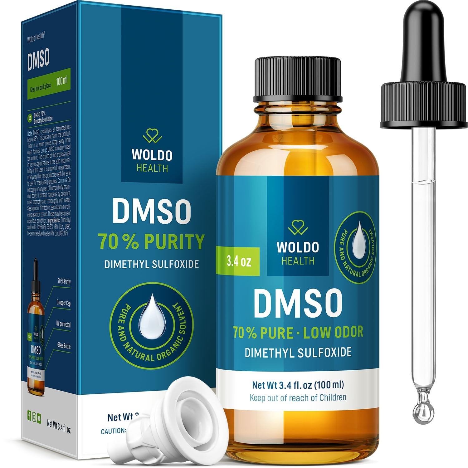 70% DMSO Liquid – Pharmaceutical Grade Dimethyl Sulfoxide, High Purity Solvent,