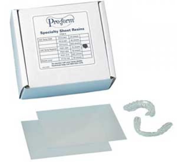 ProForm Retainer Material, 5″ x 5″ .030 Super Clear, box of 25 #9615025