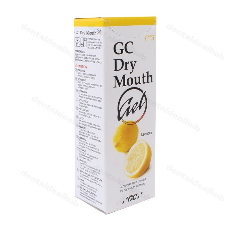 GC Dry Mouth Gel 40g 5 Flavors Dry Mouth Relief Sugar Free Moisturizing