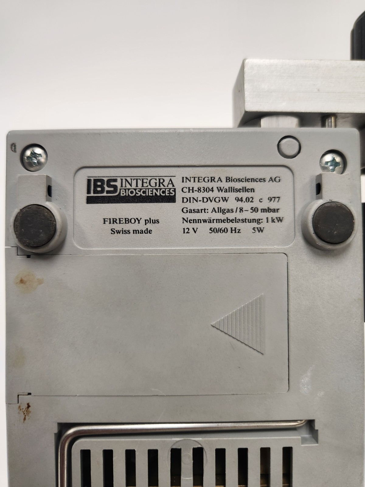 Integra Biosciences Fireboy Plus Safety Bunsen Burner 12V 50/60Hz 5W