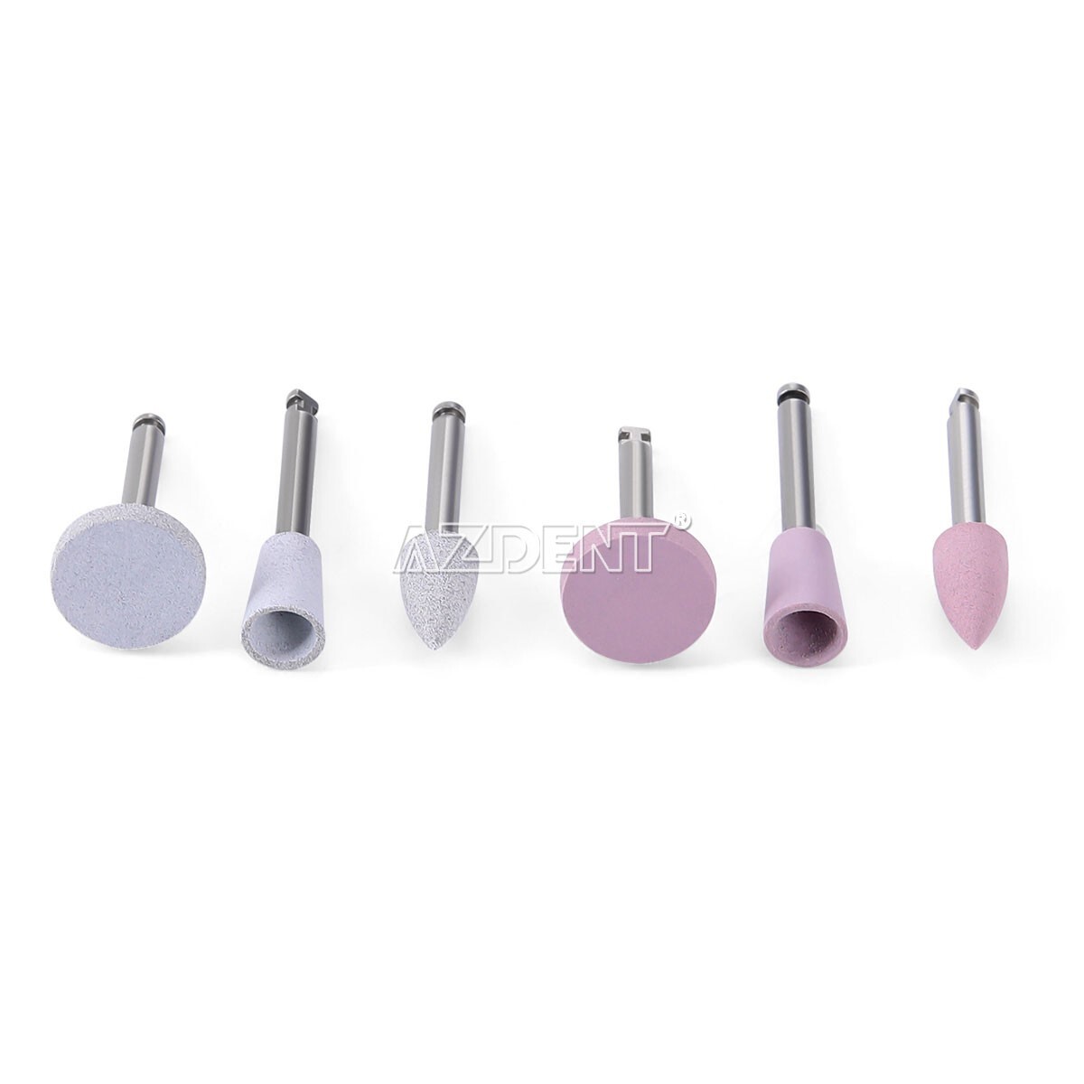 60pcs Dental RA Pulido Fresas Cepillos Pulidor de silicona / Pelo de cabra/cuero