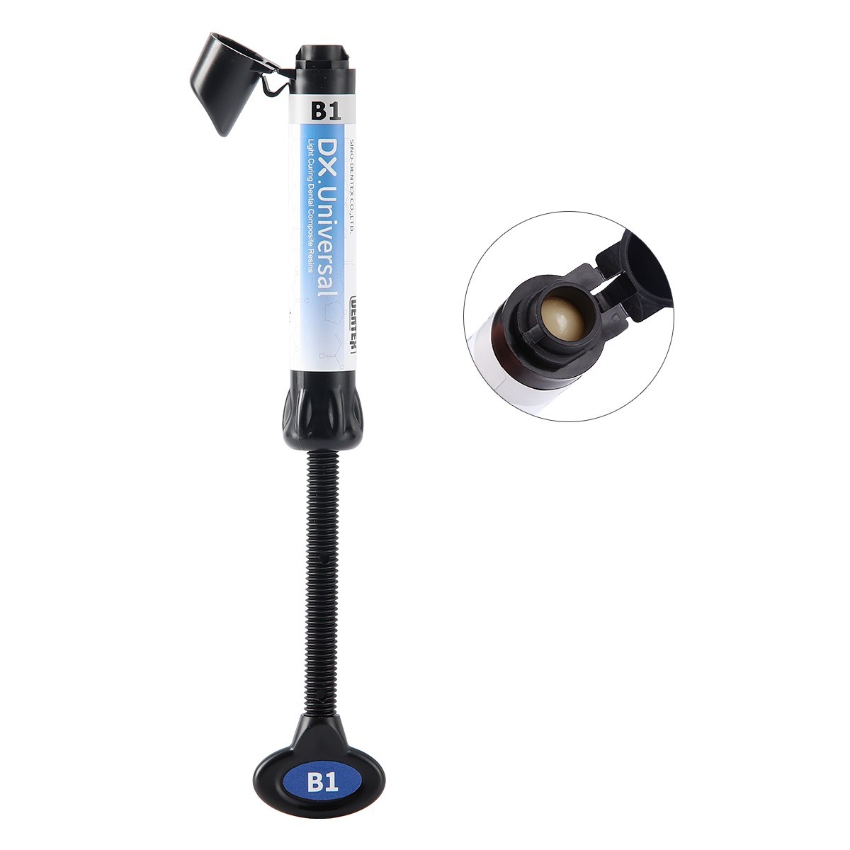 Dentex Dental resina de compuesto de cura Light Kit A1 A2 A3 A3.5 B1