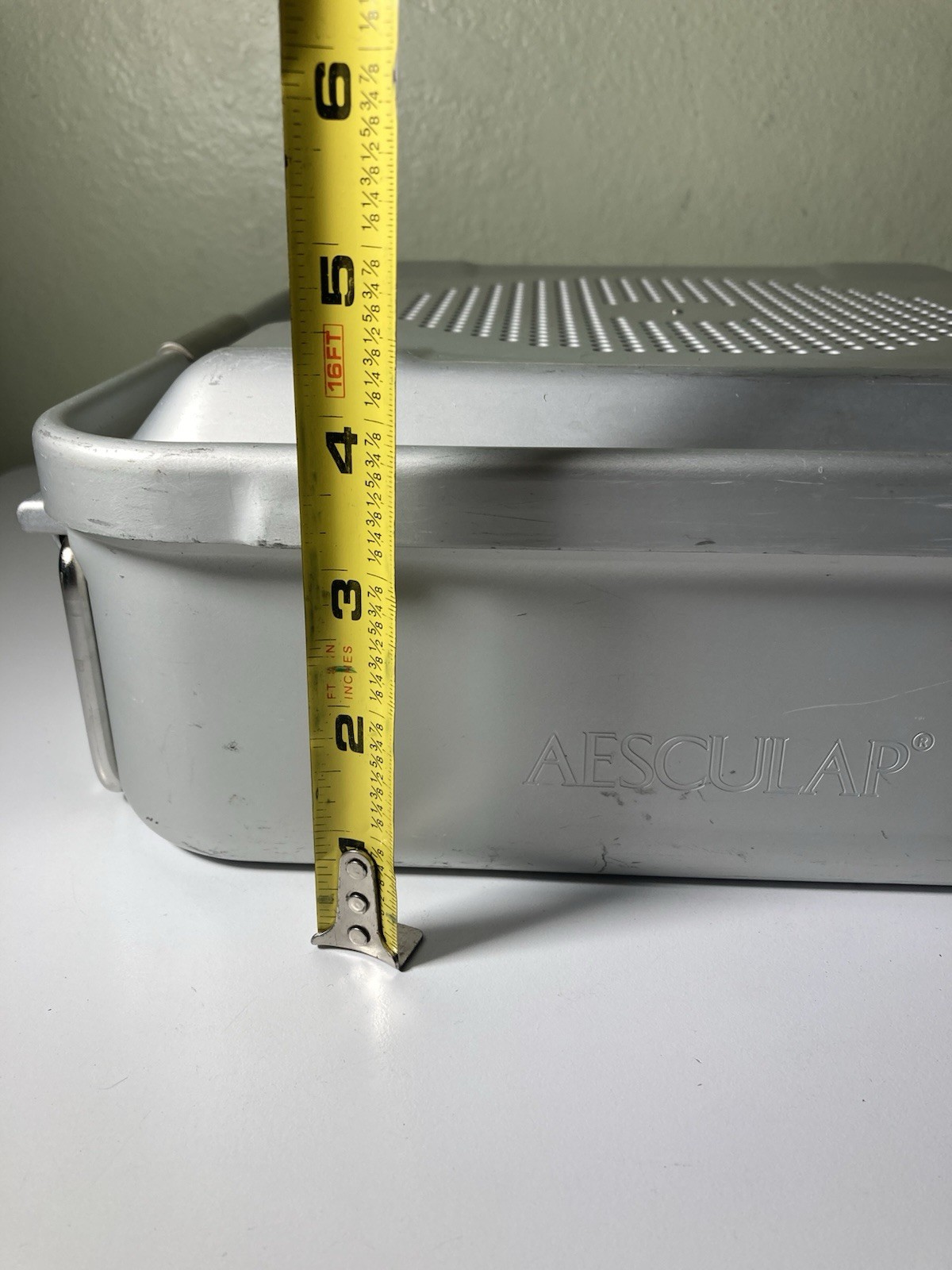 Aesculap JK340 JK389 Half Size Sterilization Container Case No Basket Germany