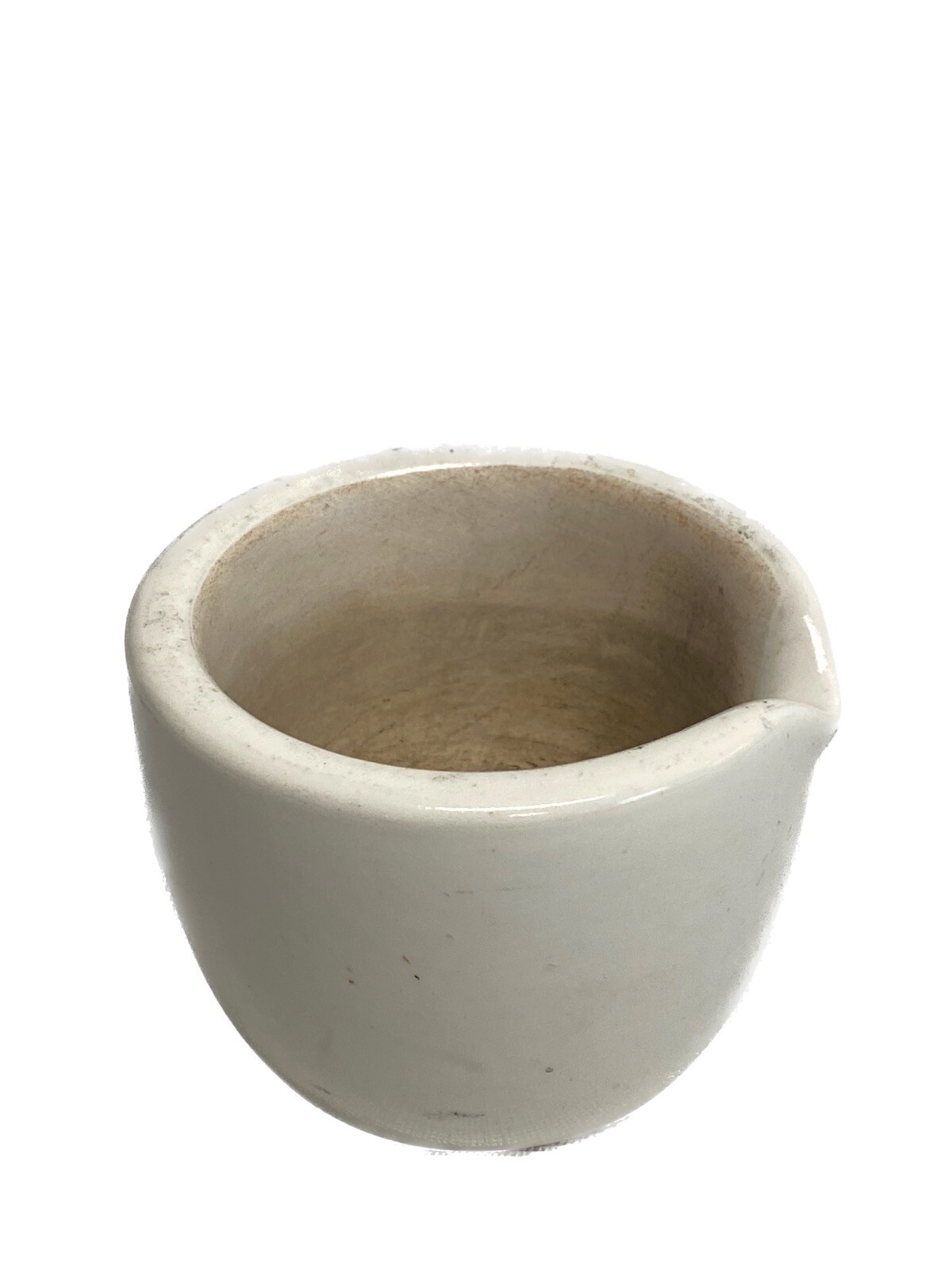 COORS 150mL Glazed Ceramic Porcelain Mortar Only 96mm OD 69mm H 72mm ID 60316