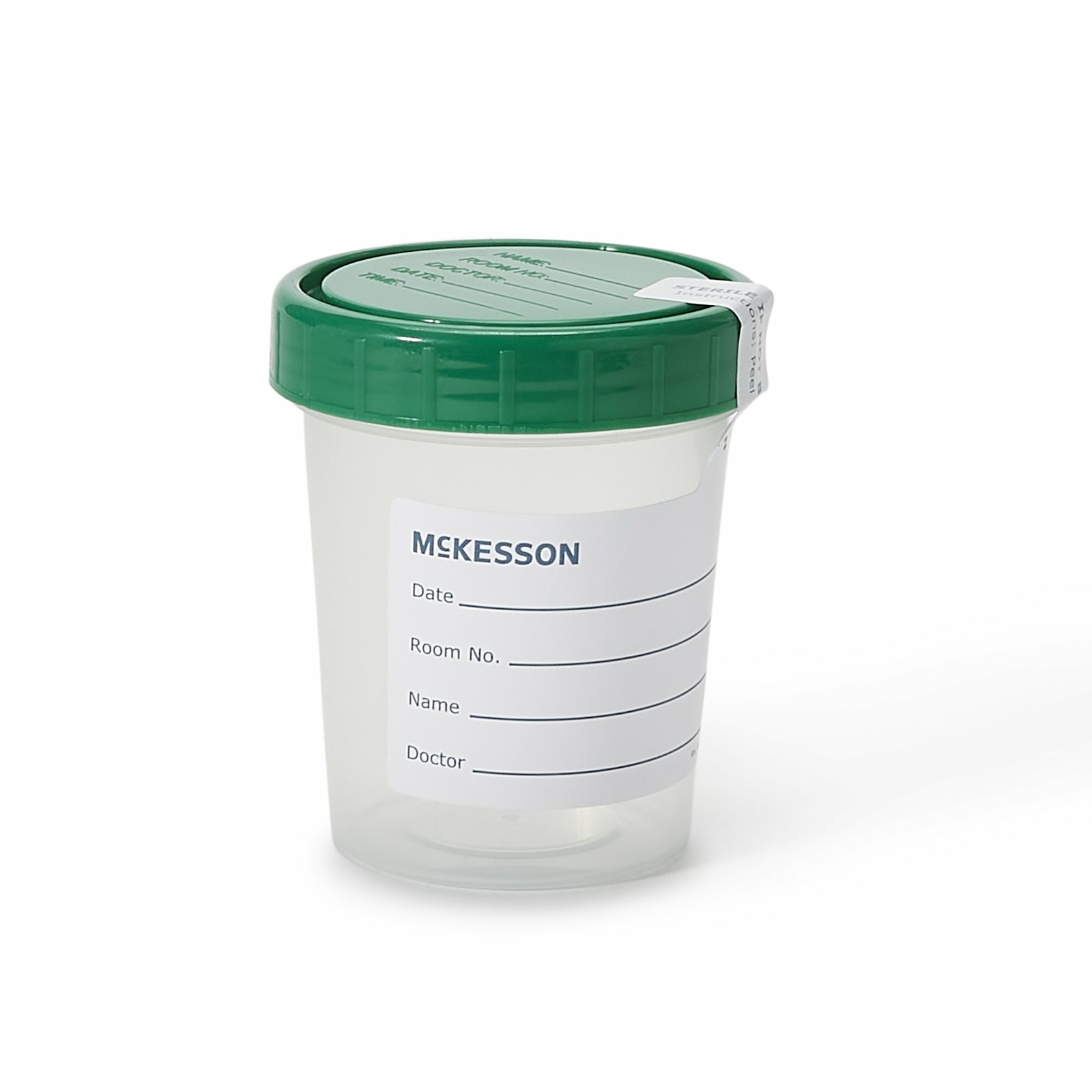 McKesson Specimen Container Sterile Inside Only Screw Cap 1 Ct