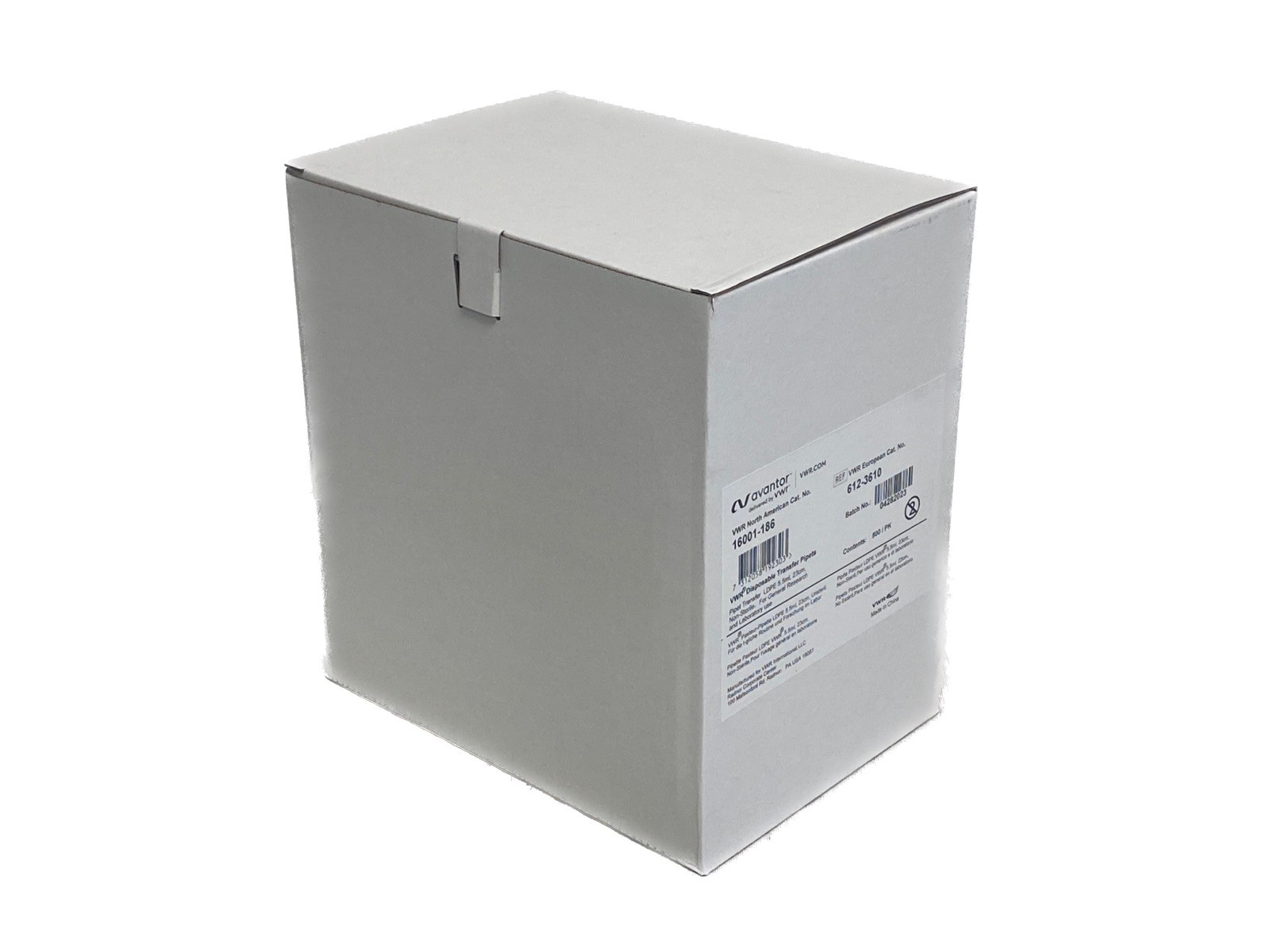 (500) VWR 5.5mL LDPE Disposable Graduated Transfer Pipets Non-Sterile 16001-186