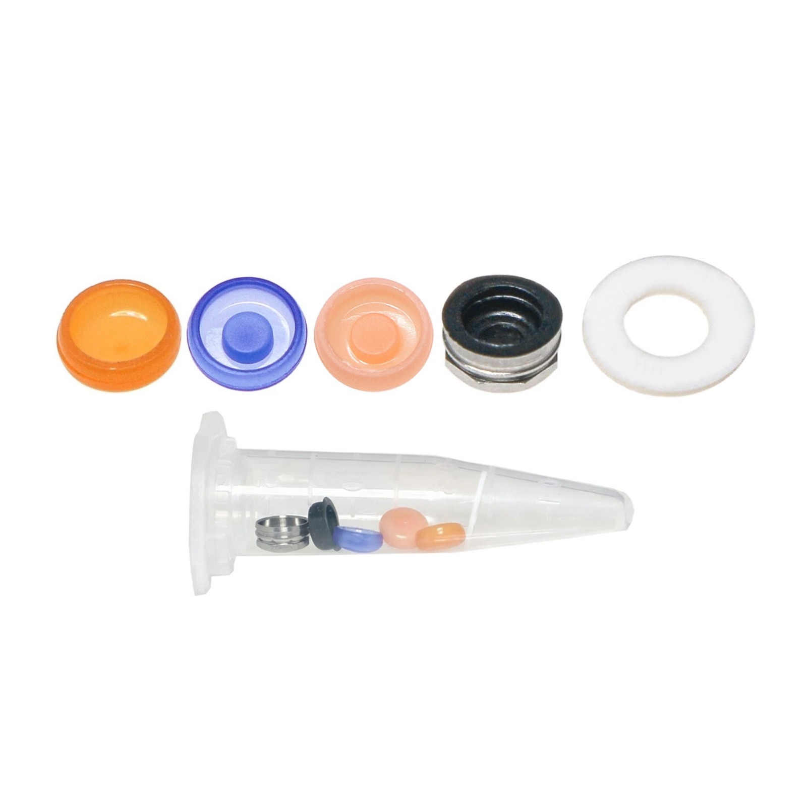 US Locator Retention Caps Kit 0.8/1.2/2.4lbs with Housing&Spacer for Overdenture