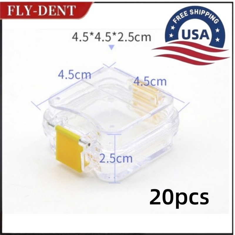 Denture Membrane Case Veneers Teeth Box Fragile Hinged Display Jewelry Holder