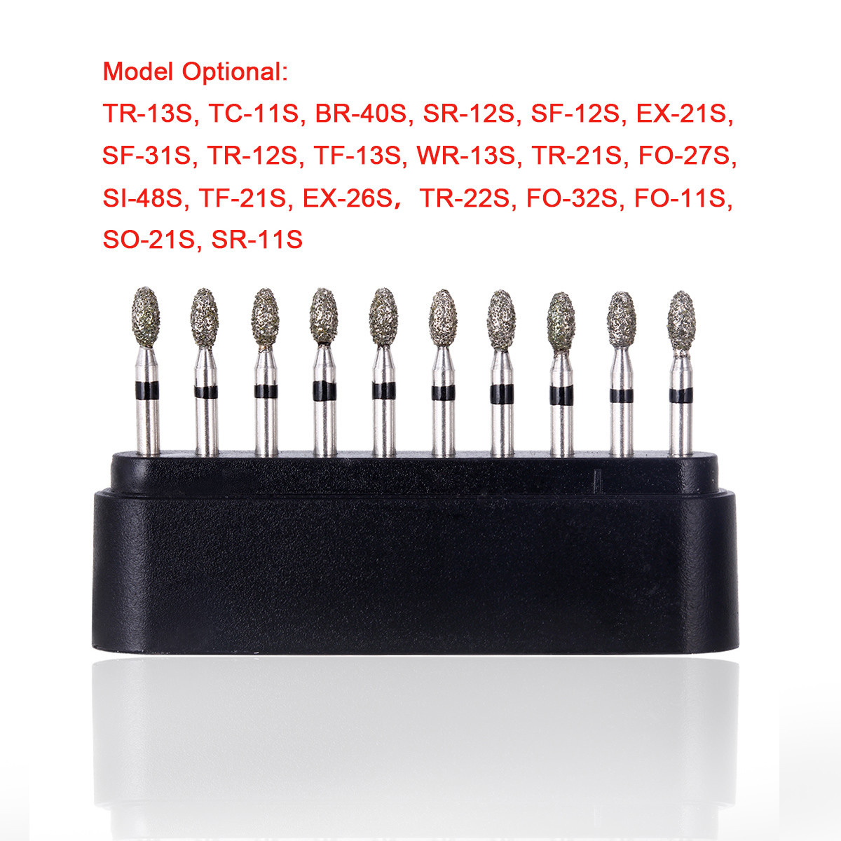 AZDENT Dental Super Coarse Diamond Burs FG Drills for High Speed Handpiece