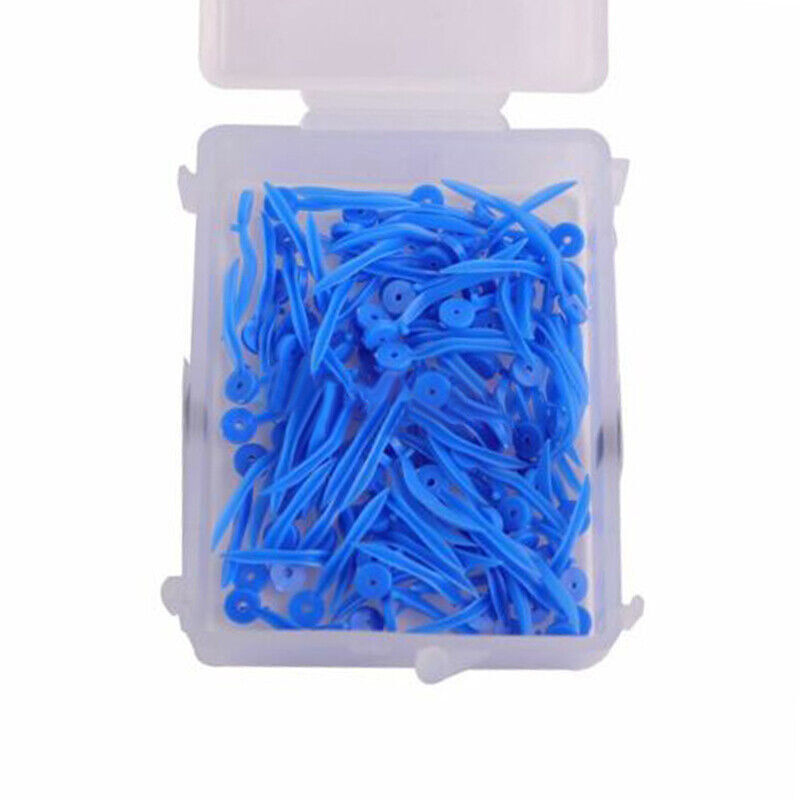 Dental Disposable Plastic Wedge with Holes 4 Colors XS/S/M/L 100Pcs