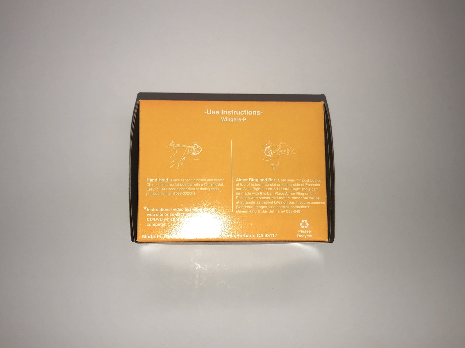 Dental Steri-Shield Wingers (Orange)