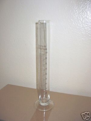 10 ml Glass cylinder: graduated, new