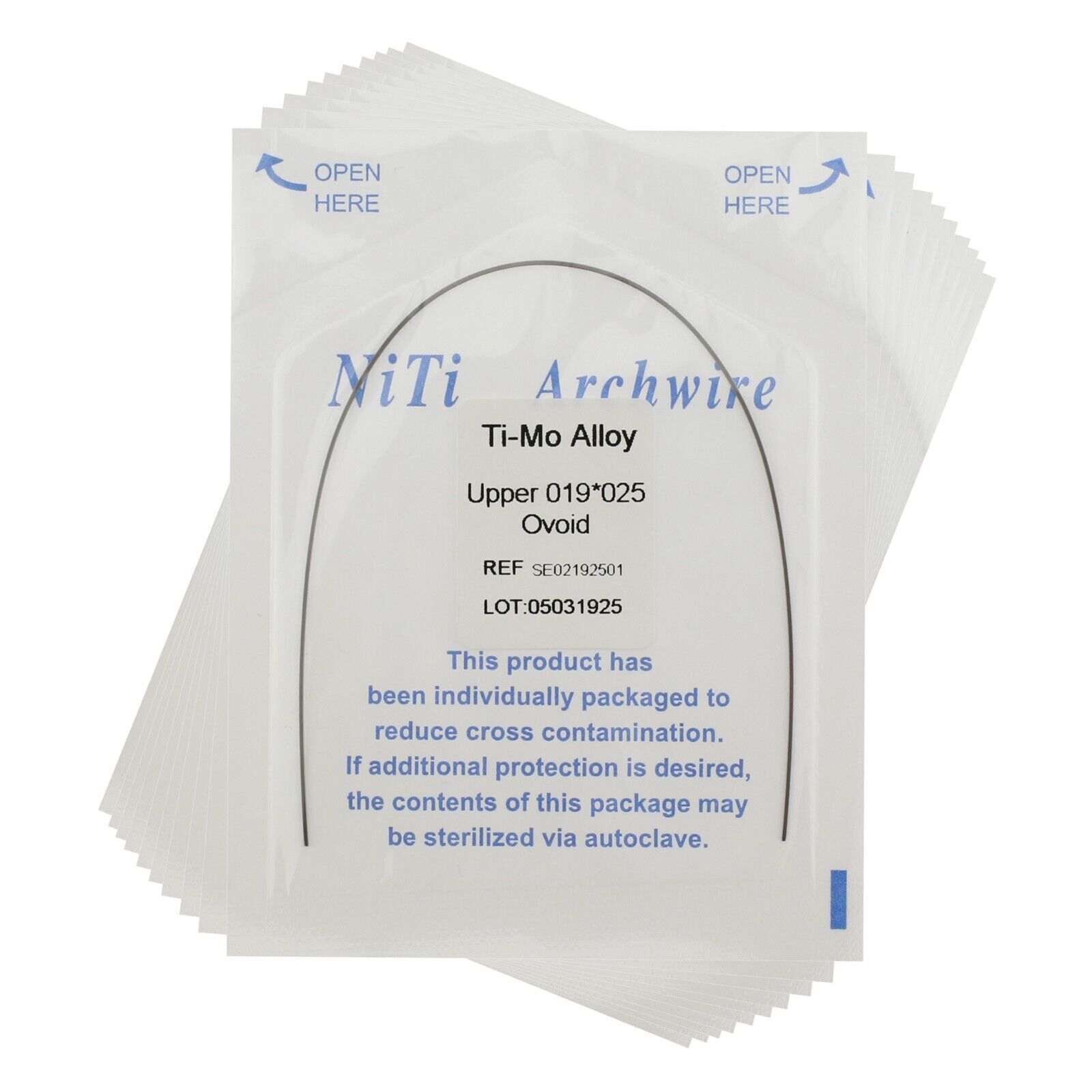 Dental TMA Molybdenum Beta Titanium Ti-Mo Alloy Arch Wire Rectangular/Round