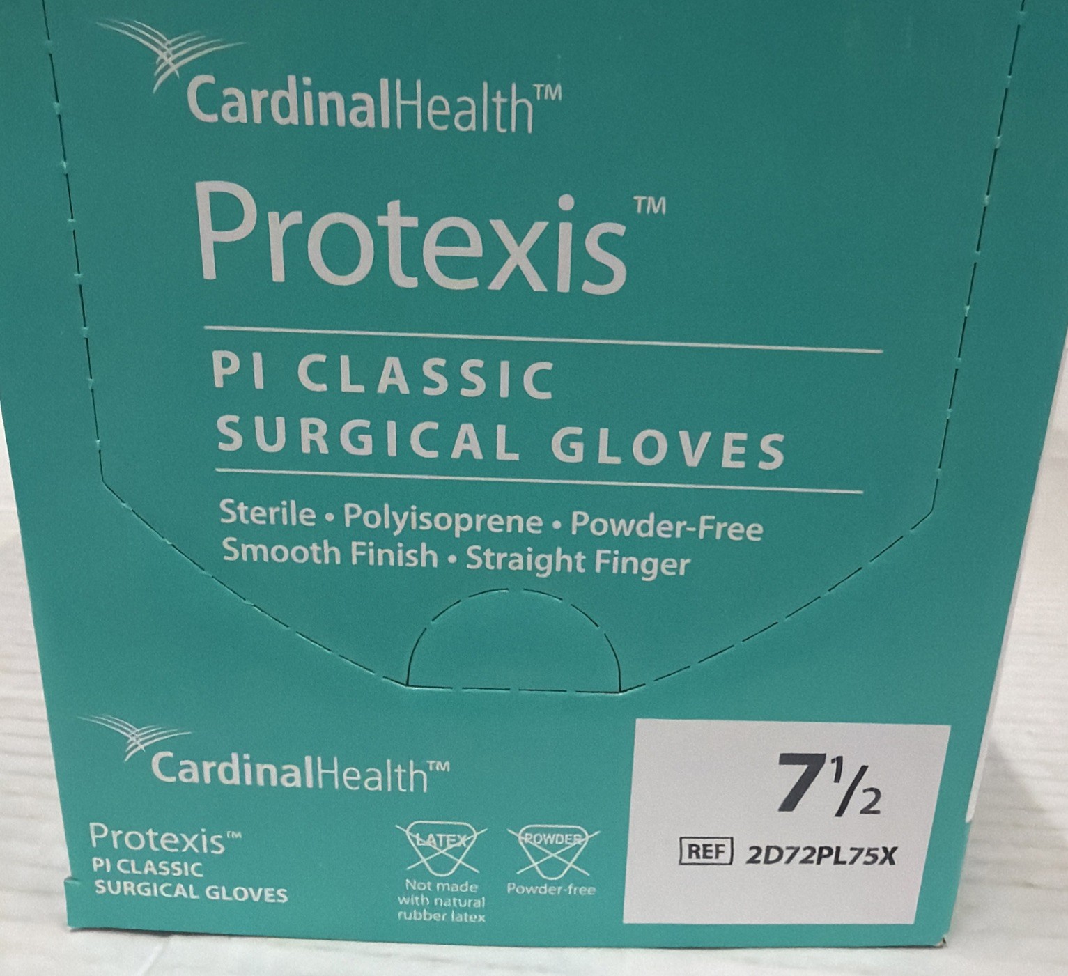 Protexis PI Classic Polyisoprene Surgical Glove – 50 pairs – MFG #2D72PL75X