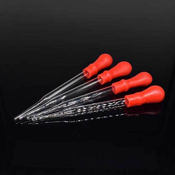 Wholesale 90mm-200mm Transfer Pipettes Glass Dropper w/ Rubber Head Glassware
