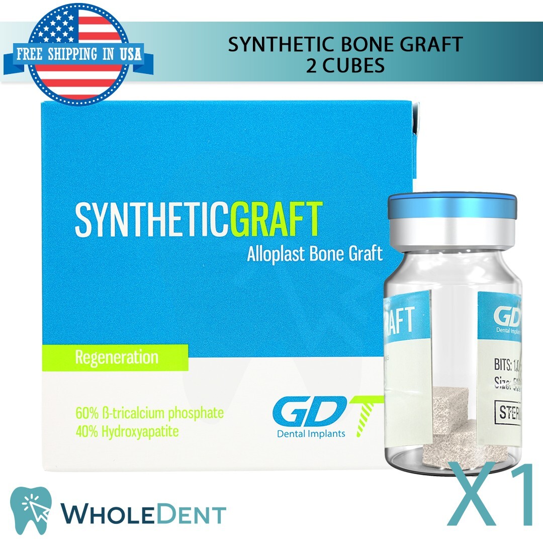 Synthetic 2 Cubes Origin Material 5x5x10mm Sterile Blister Packaging Substitute