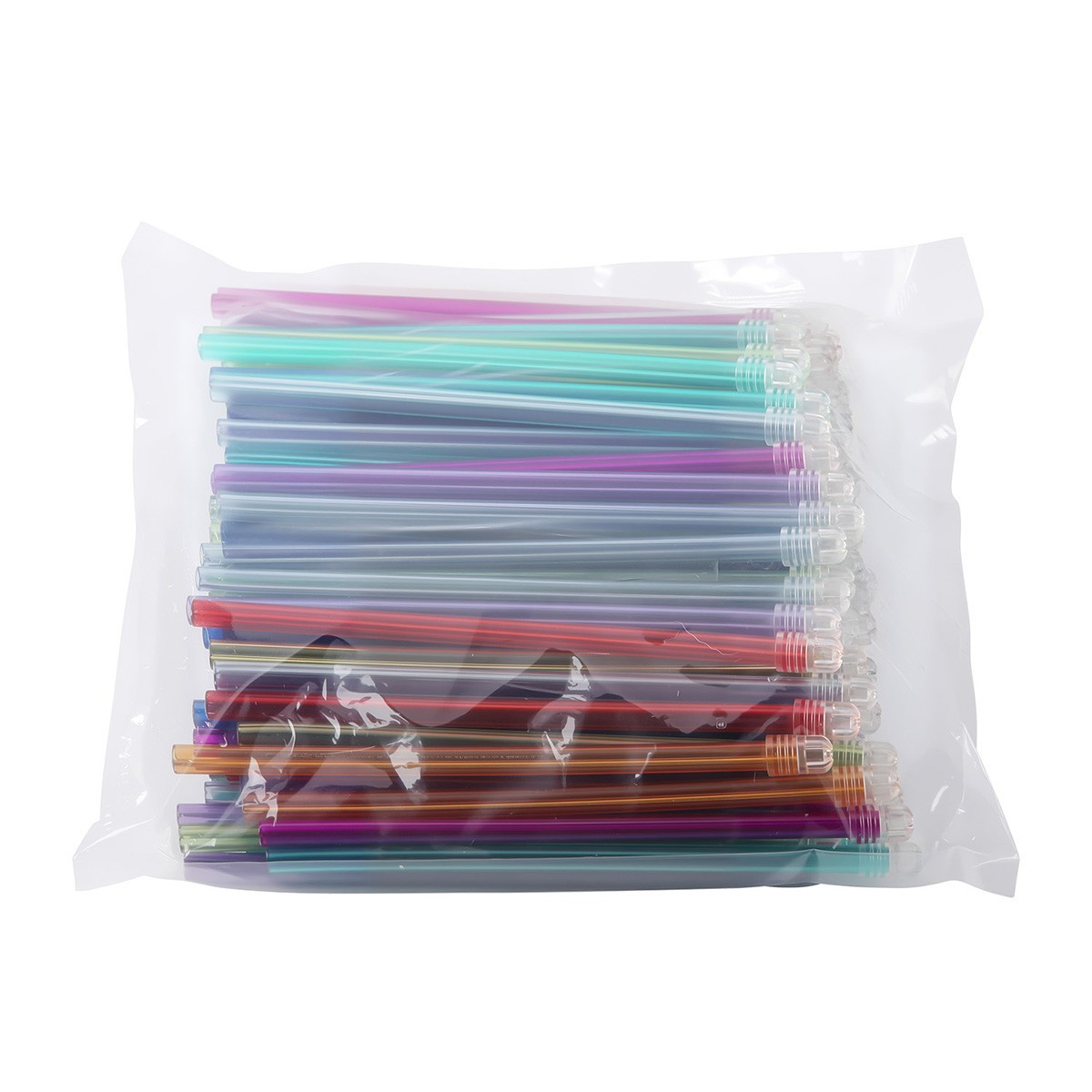 500PCS Ejectores de saliva dental Puntas claras Colores variados Disposable