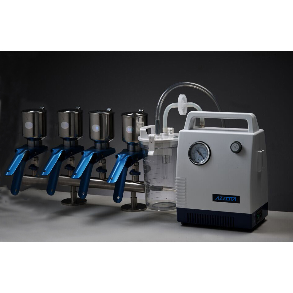 Azzota ® Vacuum Filtration System with 4-Branch Manifolds