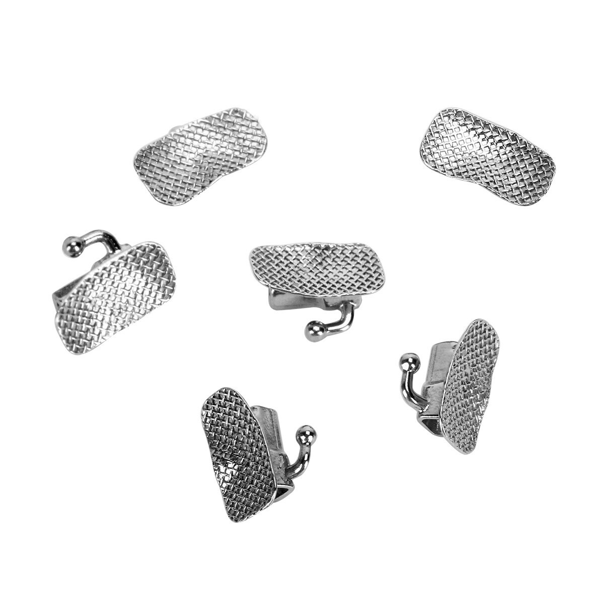 50Sets Dental Orthodontic Buccal Tube 1st Molar Bondable Non-Conv Roth.022 Mesh