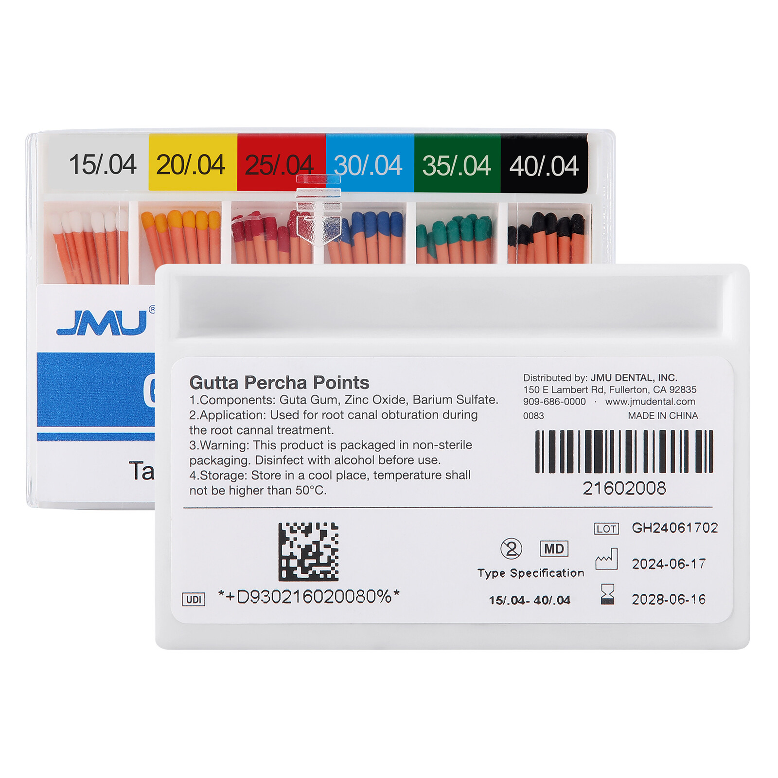 Dental Gutta Percha Points Absorbent Paper Points Endodontic Root #15-40 F1F2F3