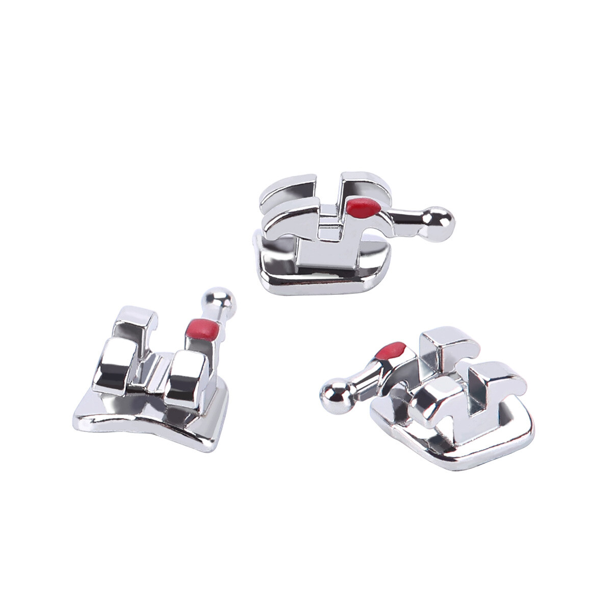 Dental Ortho Brackets Braces Monoblock/Mesh Base Mini Roth/MBT.022″ Hooks 3 4 5