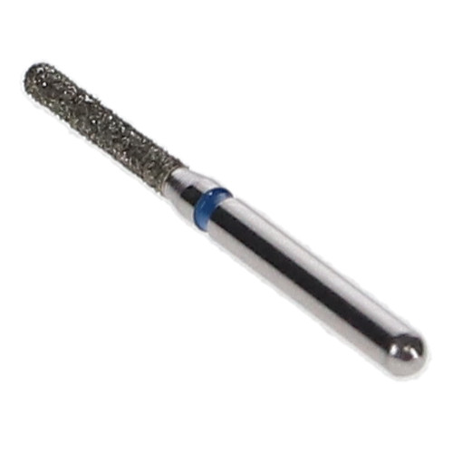 House Brand Dentistry 401598 FG 837-012M Flat Cylinder Medium Diamond Burs 10/Pk