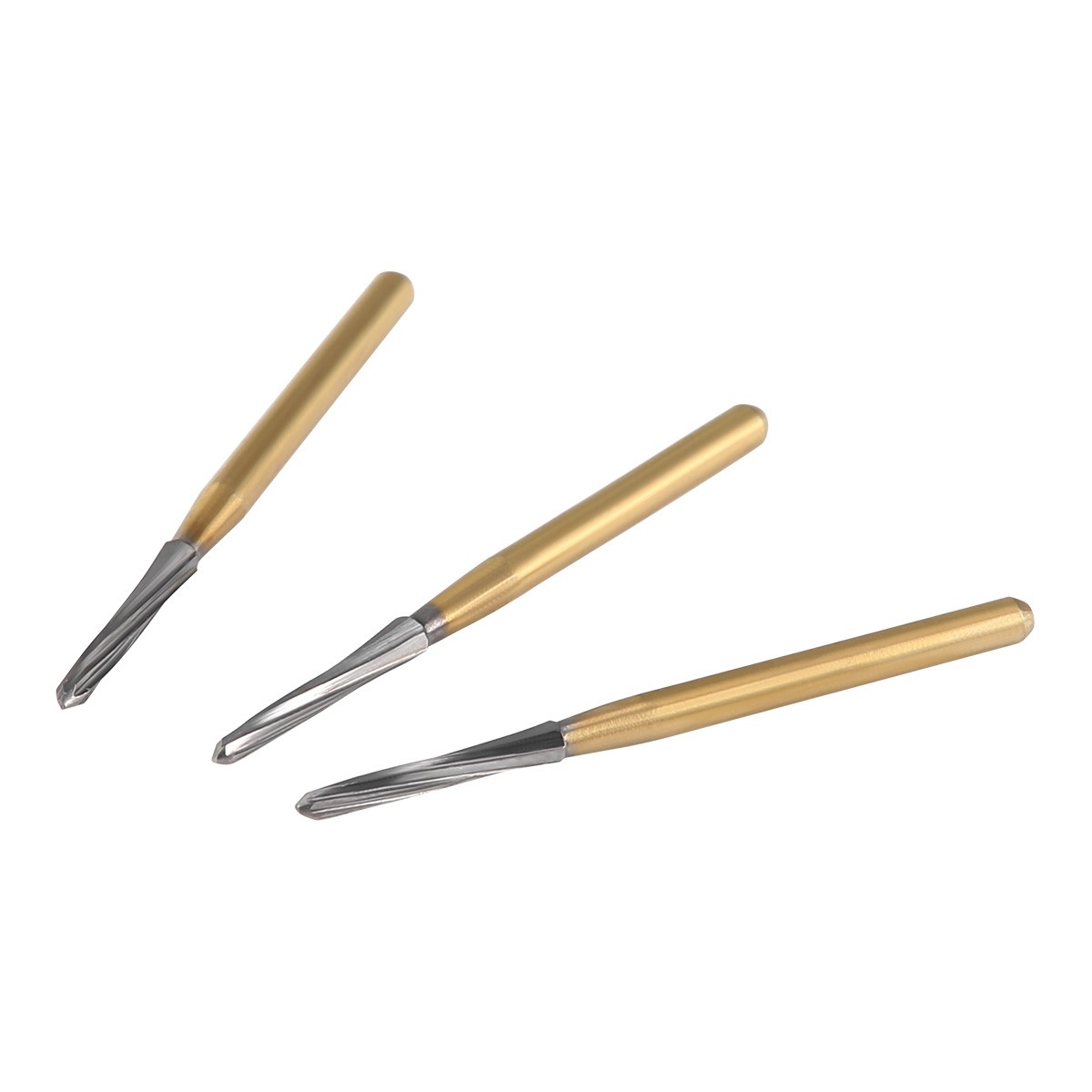 5pcs Cortadores de hueso tungsteno de carburo dental fresas de acabado FG 21mm