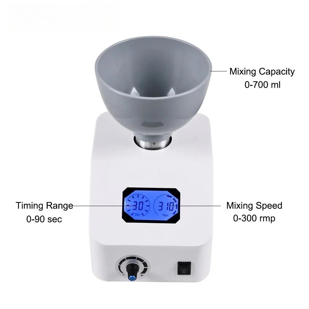 Dental Laboratory Alginator Mixer With Bowl