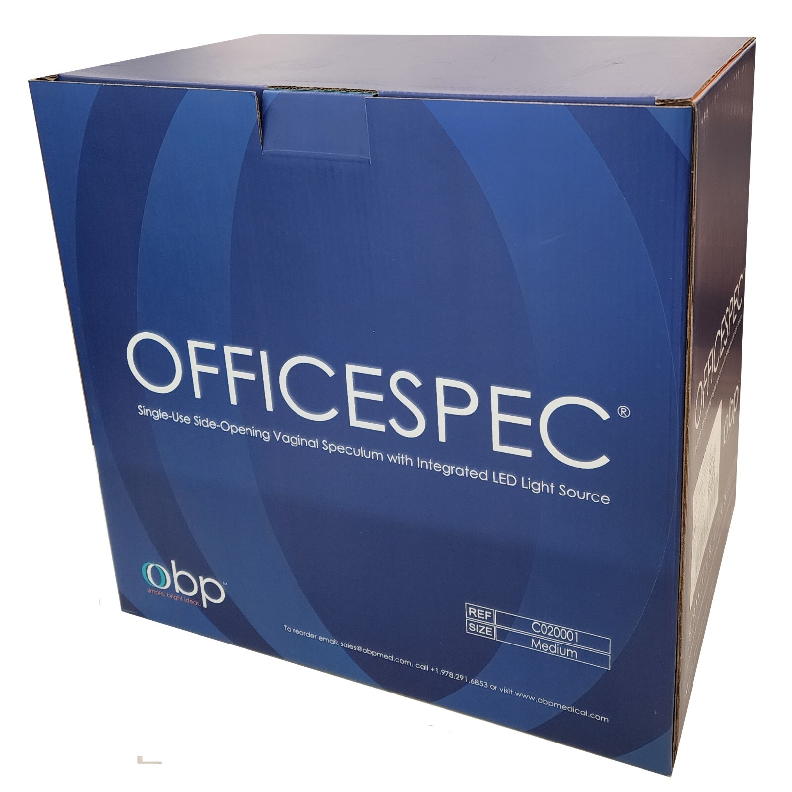 *24-Packs* OBP OFFICESPEC Speculum Integrated LED Light Source Medium C020001