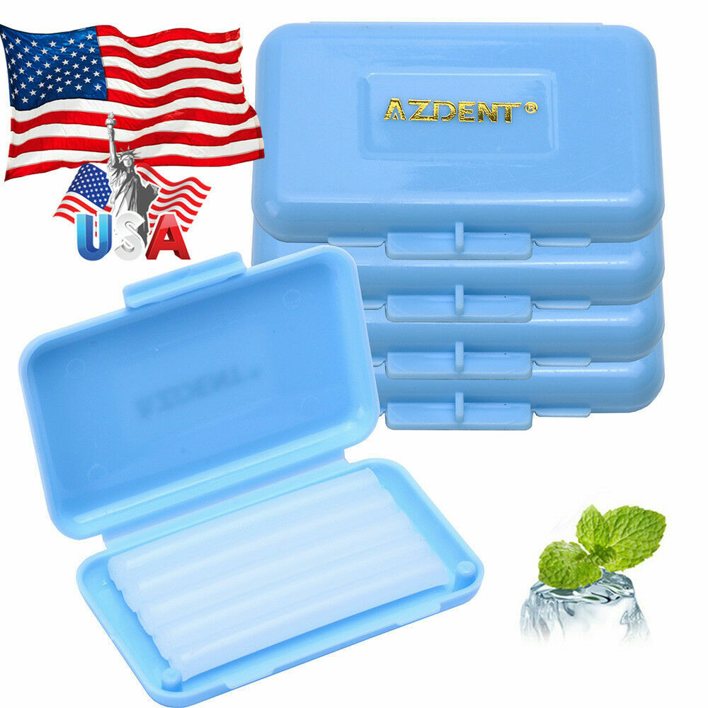 50Box AZDENT Dental Orthodontic Wax for Braces Bracket Gum Irritation Mint Scent