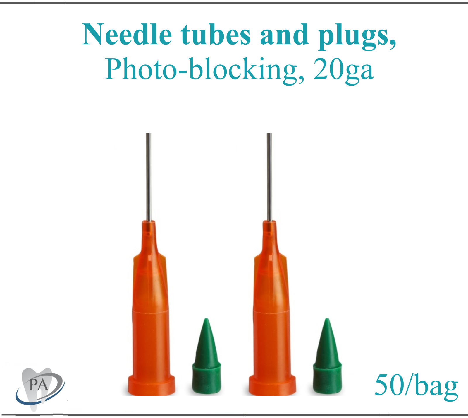 Accudose ProDose, tubes and plugs, Photo-blocking brown, 20g, 50/Bg for C-R Syr