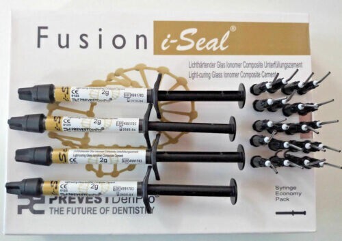 PREVEST DENPRO FUSION I SEAL LIGHTCURING GIC DENTAL CEMENT