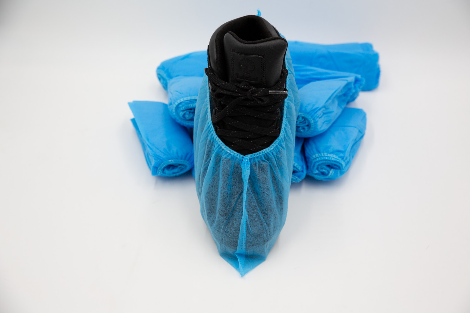 1000 pcs Wholesale Disposable Shoe Covers Non Woven Waterproof Dust proof Blue