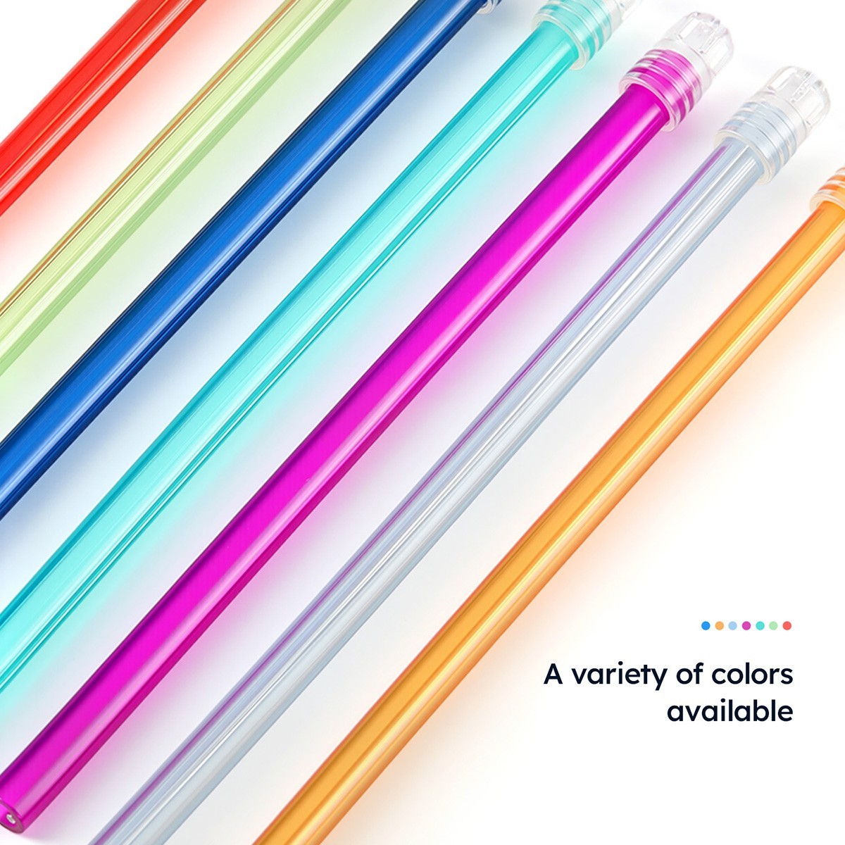 500PCS Ejectores de saliva dental Puntas claras Colores variados Disposable