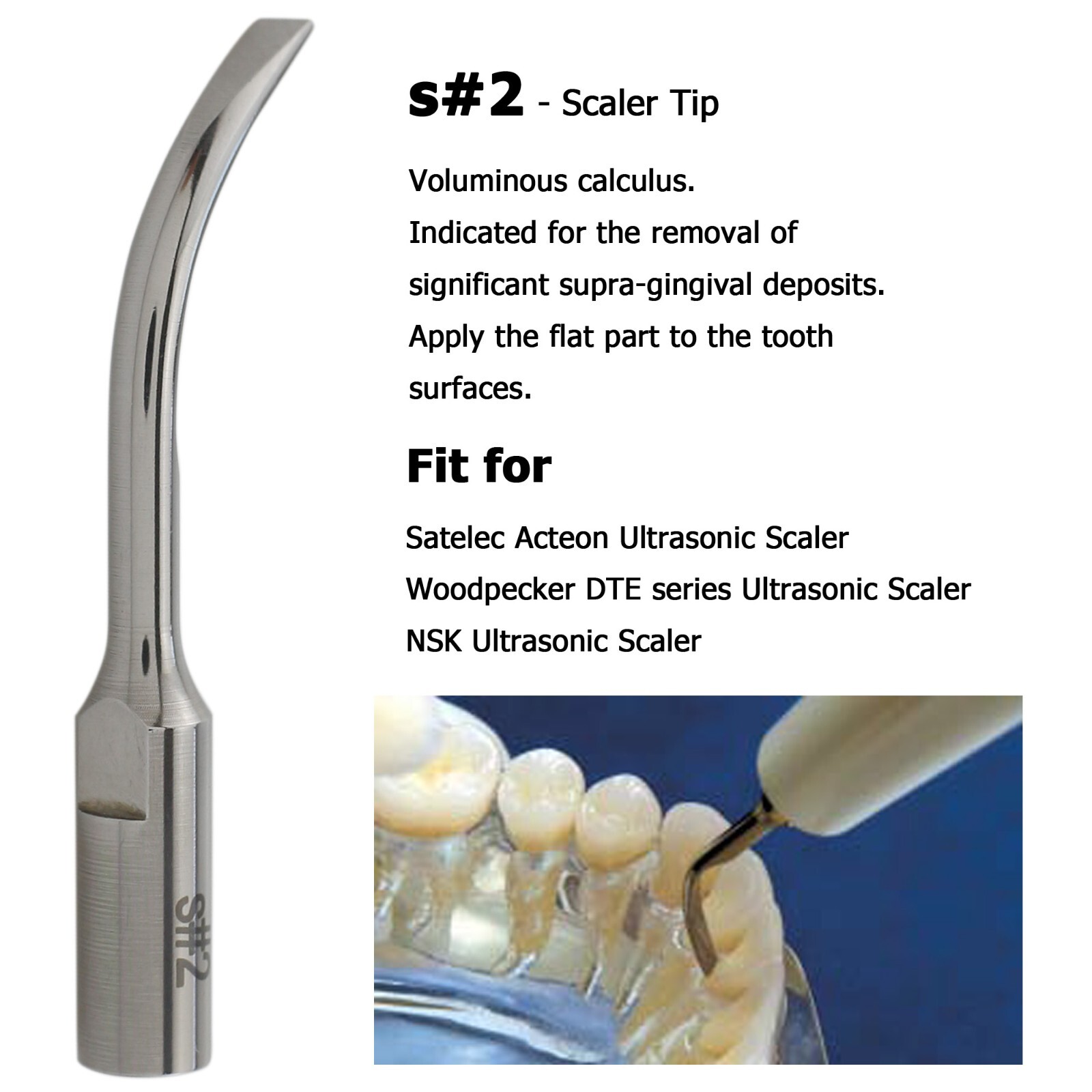 Woodpecker DTE Ultrasonic Scaler HD-7L LED Handpiece ACTEON Piezo Tips DTE-V2 V3
