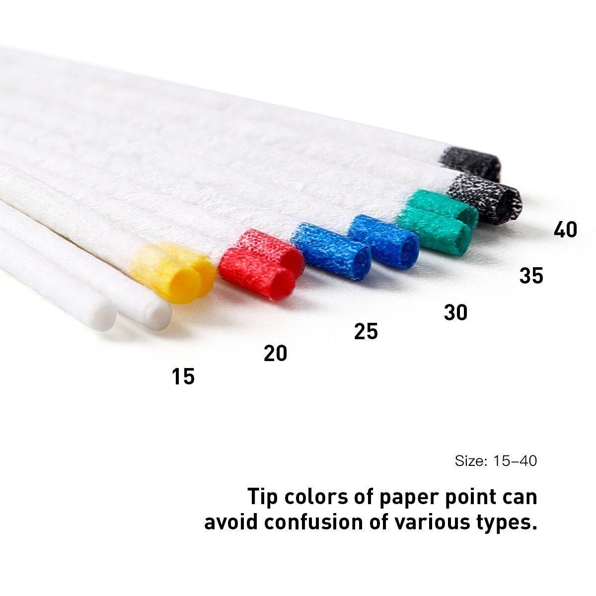 Dental Absorbent Paper Points Gutta Percha Points Eododontic PP/GP 0.04/02 Taper
