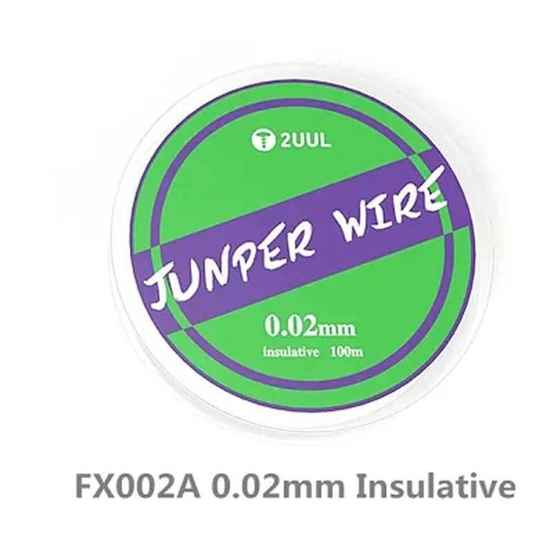 2UUL Ultra-Fine Jumper Wire 0.009/0.01/0.02Mm, 100M Conductive/Insulative Flying
