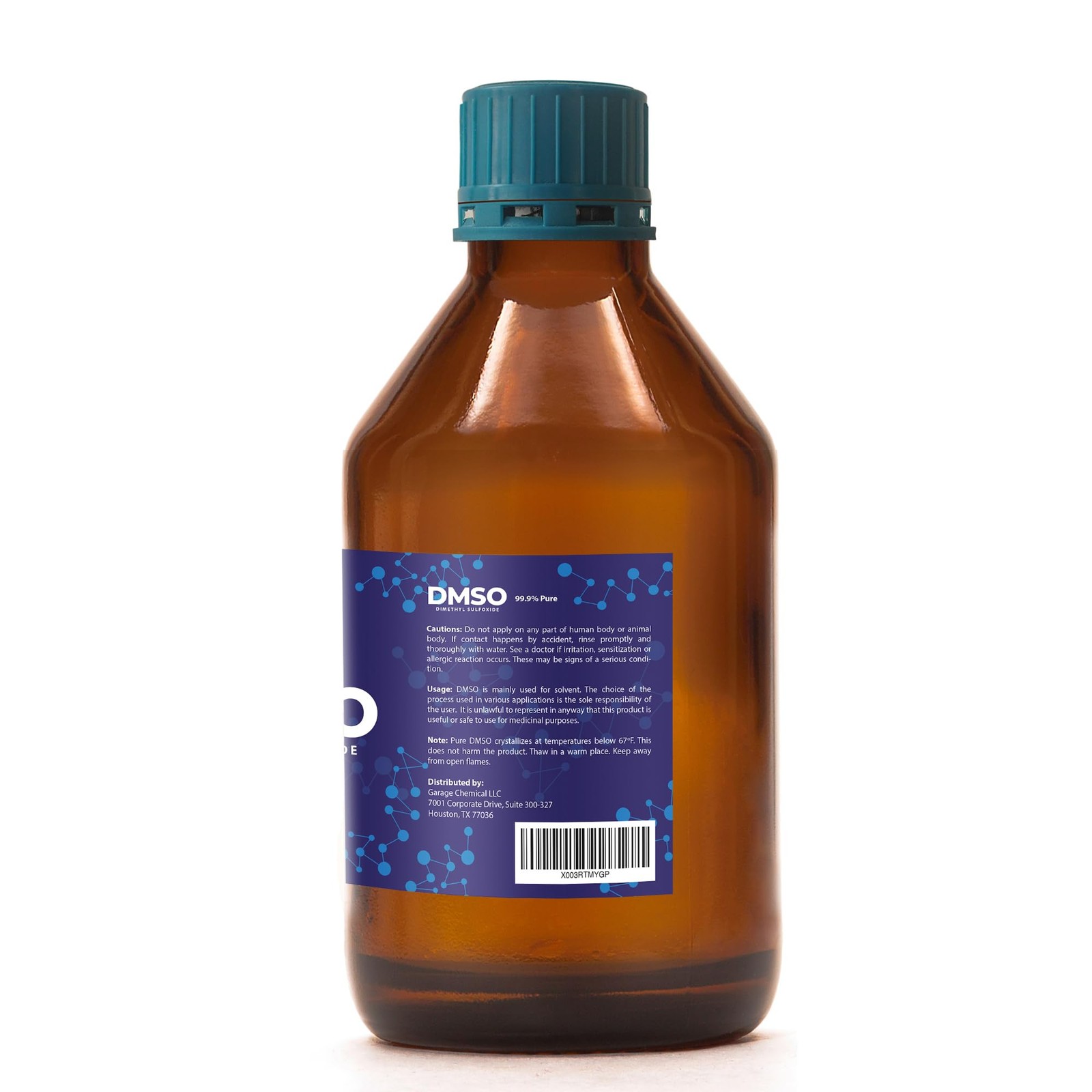 Pure DMSO in a Glass Bottle, Liquid Dimethyl Sulfoxide 16.9 OZ,…