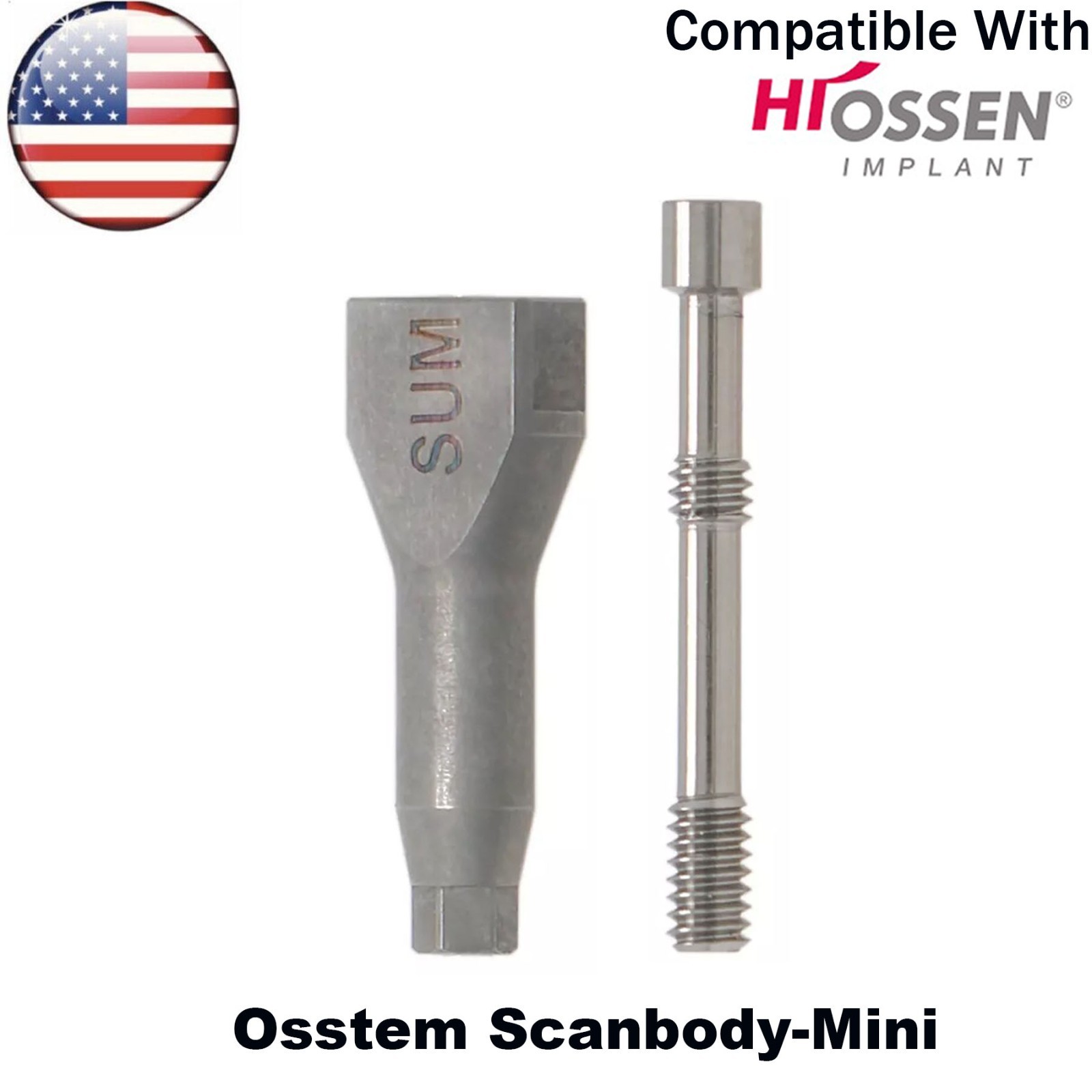 US Dental Transfer Impression Coping Open Tray Lab Analog Fits Hiossen Osstem