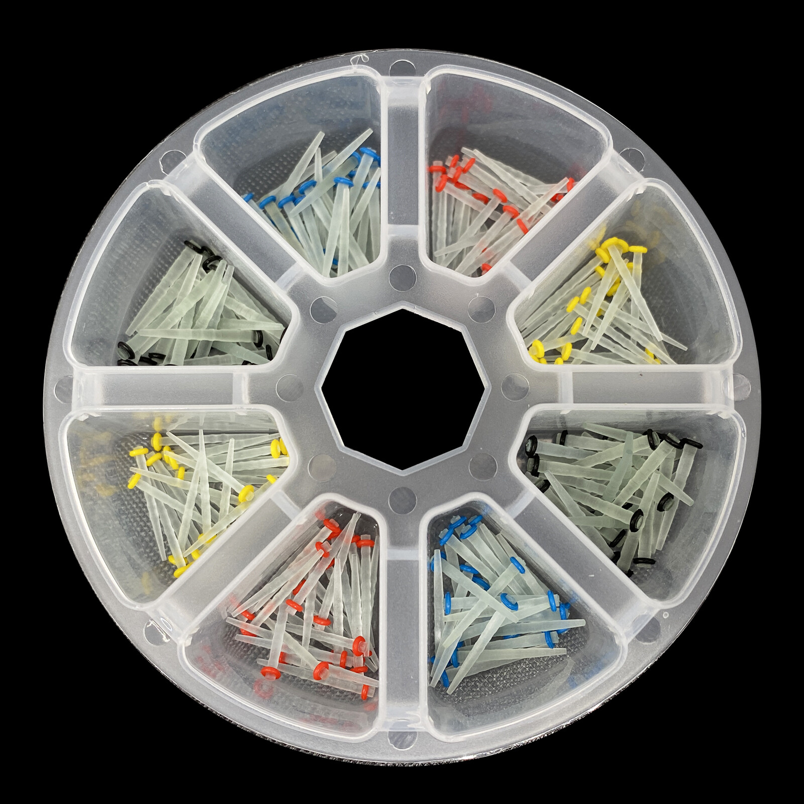 200 Pcs Dental Fiber Post Glass Quartz Teeth Restorative 1.2 1.4 1.6 1.8mm