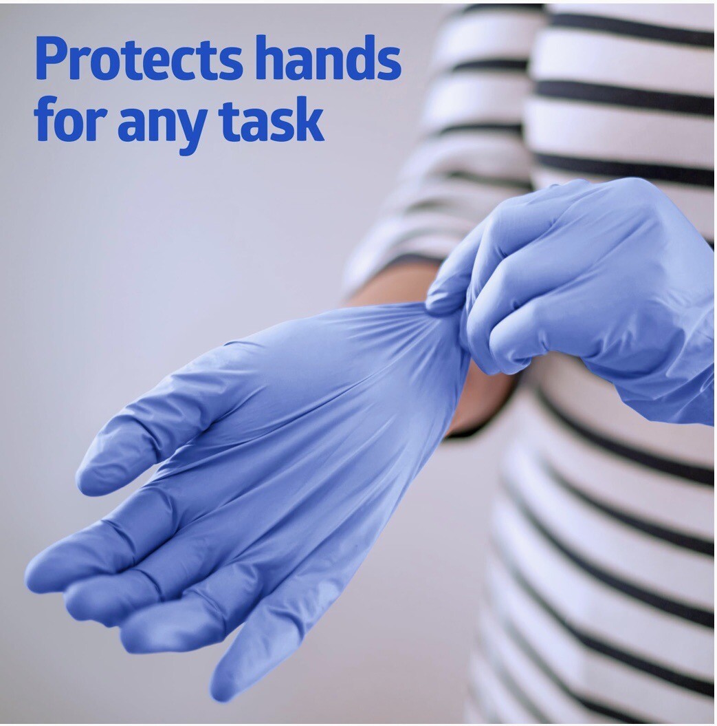 Medline SensiCare Silk SmartBox Nitrile Powdered-Free 250 Gloves/box – Small