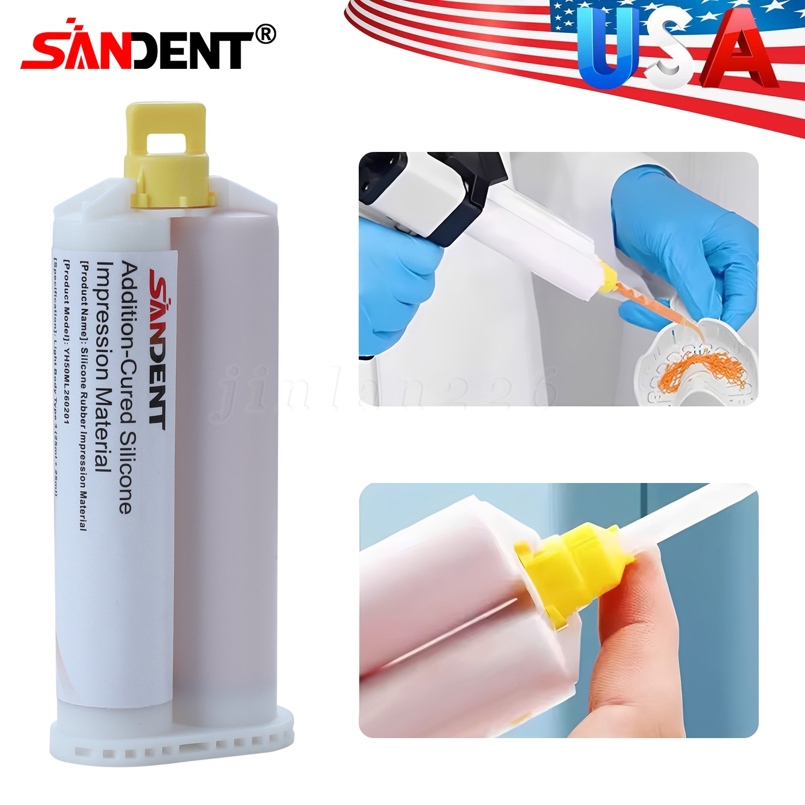 Dental Putty Fast Set PVS VPS Dental Impression Material Silicon Base+Catalystst