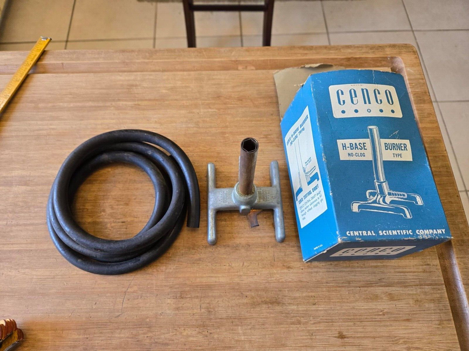 Vintage CENCO Bunsen Burner Lab Equipment
