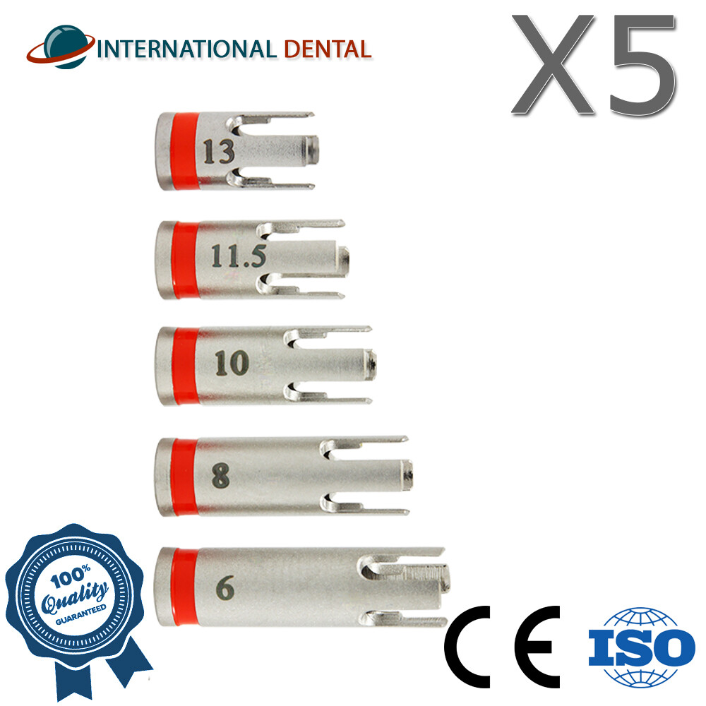 Set Of 5 Drill Stoppers 2.8mm, Dental Im plant Instrument, Tool