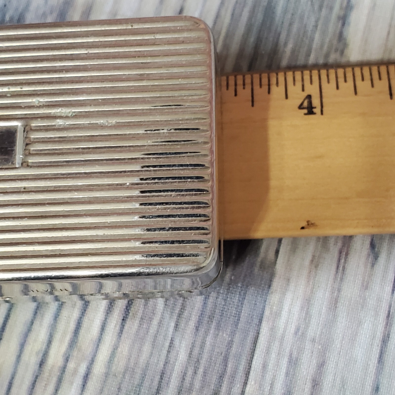 Vtg RARE B&D (Becton Dickinson) Hypodermic Needle Silver / Nickel Carry Case